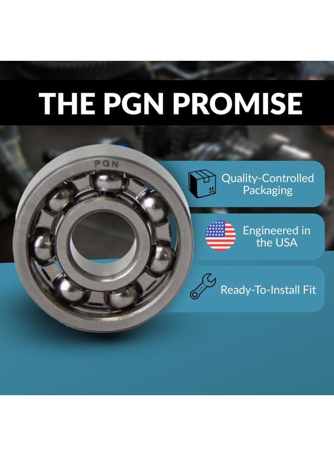PGN Bearings 10 (Ten) Fidget Spinner 608 Open, Chrome Steel Bearing Balls, 8x22x7, Ball Center Replacement Part Kit - Image 5