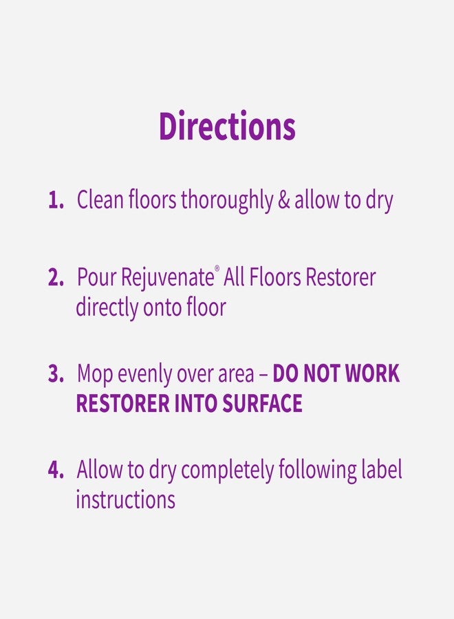 Rejuvenate All Floors Restorer Fills Scratches, Shines And Protects All Floor Types, Including Hardwood, Laminate, Vinyl And Tile, 32 Ounces - Image 4