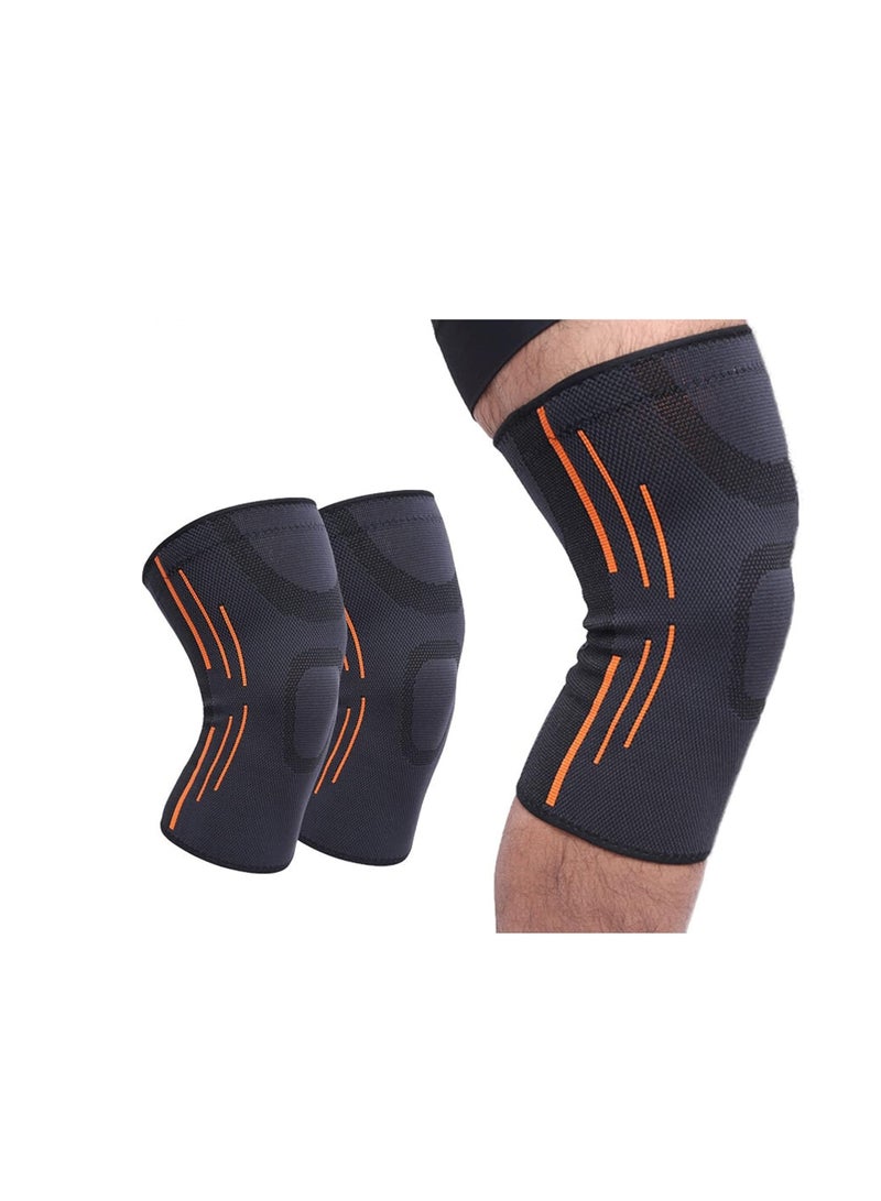 بلان A دعامة ركبة رياضية بضغط مرن وتهوية عالية لتخفيف الآلام والتهاب المفاصل، مثالية للجري ورفع الأثقال وكرة القدم، تصميم مريح ودعم مثالي أثناء التمارين (2) - Image 1