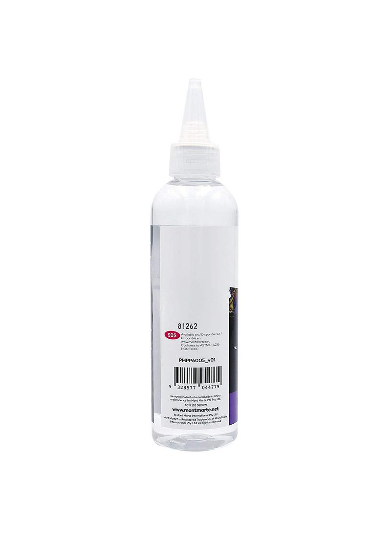 Mont Marte Mont Marte Premium Acrylic Pouring Silicone Oil 606oz 180ml in total Bottles for Pouring Paint Cells Transparent  - Image 2