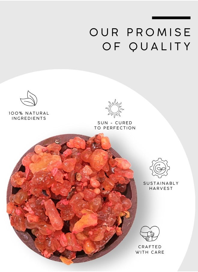 Awafi Mill AWAF MILL Rose Frankincense | Natural Aromatic Resin | Soothing & Floral Incense for Bakhoor & Meditation  - Image 5