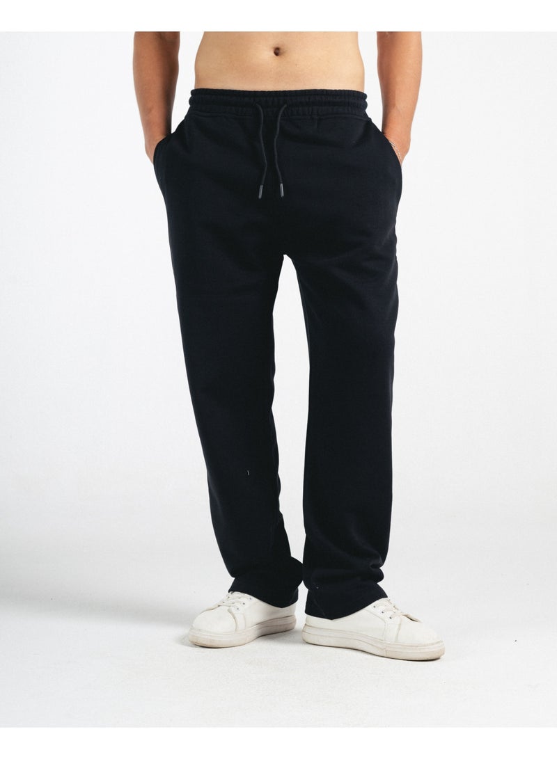 Feathers Men’s straight leg cotton sweatpants with a back pocket - Image 1
