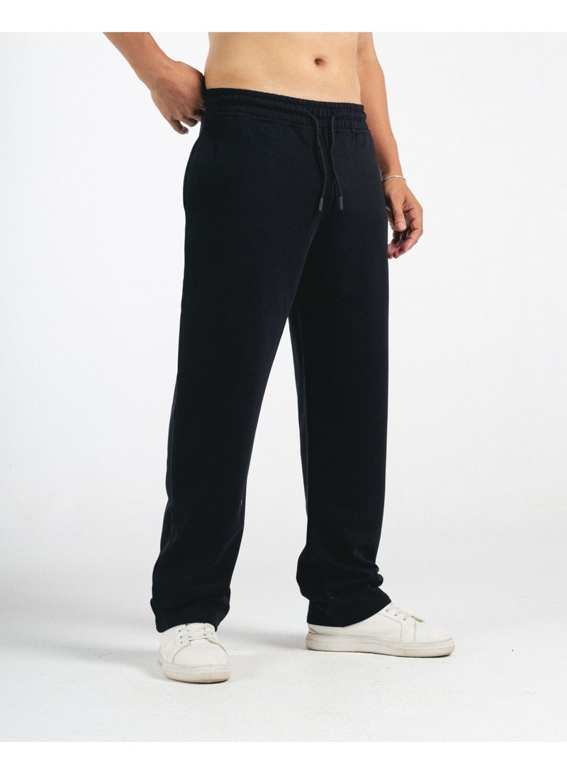 Feathers Men’s straight leg cotton sweatpants with a back pocket - Image 2