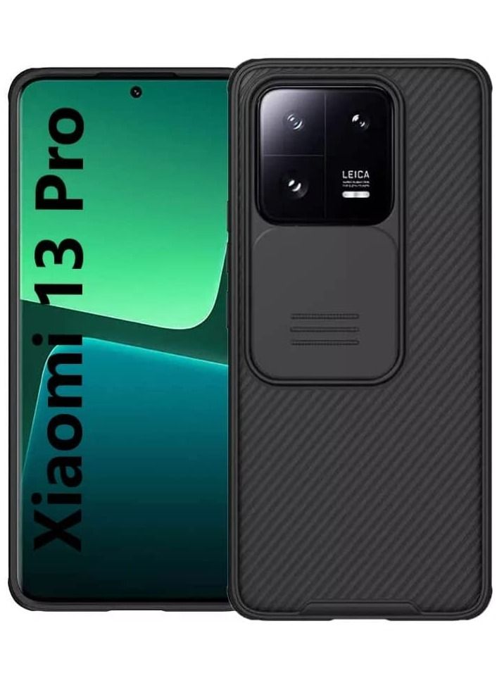 Nillkin Case for Xiaomi 13 Pro, CamShield case Protective Cover with Camera Protector Hard PC Ultra Thin Anti-Scratch Phone Black Case For Xiaomi Mi 13 Pro Black