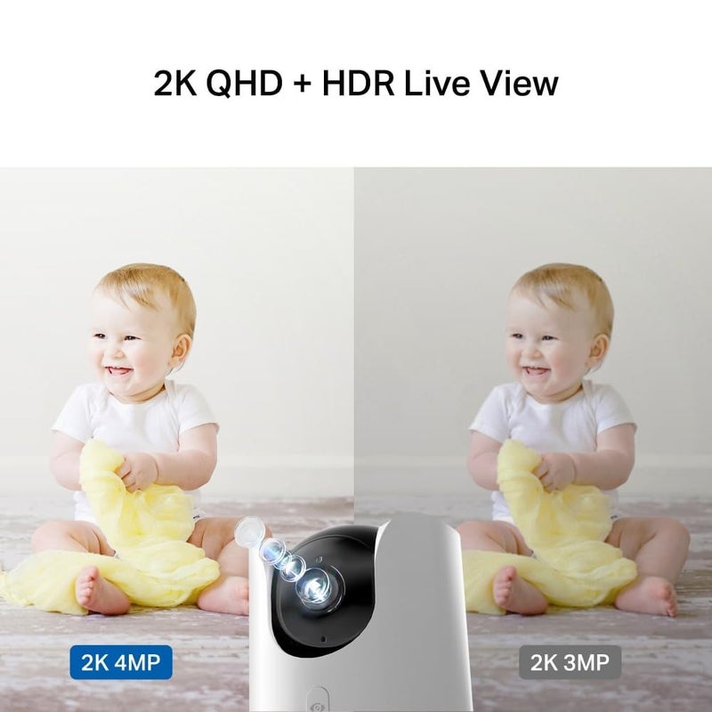 Tapo C225 2K 4MP Pan/Tilt Indoor Security Camera Privacy Shield CCTV Camera - Image 3