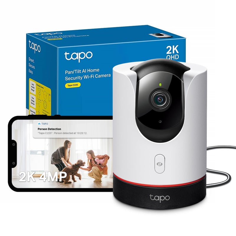 Tapo C225 2K 4MP Pan/Tilt Indoor Security Camera Privacy Shield CCTV Camera - Image 1