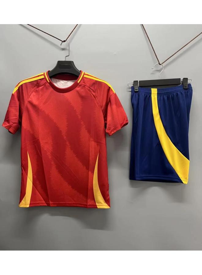 2425 World Cup European Cup Football Uniform Suit Adult Children's Football Uniform Board Team Logo Plate Printed