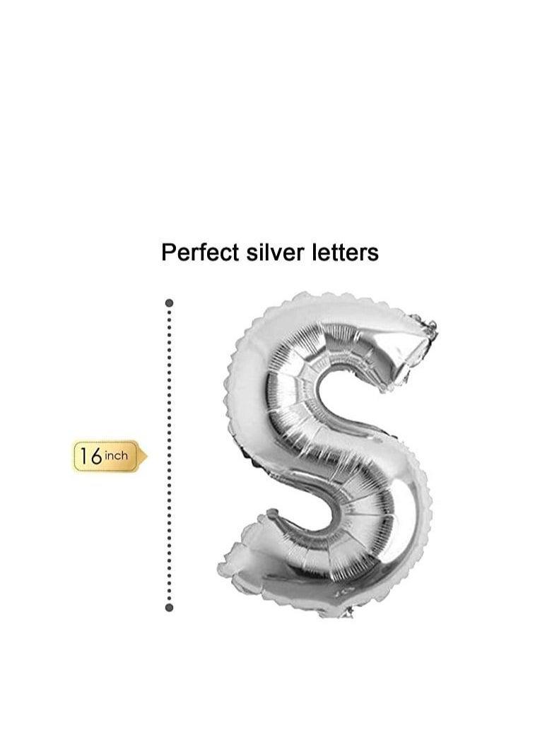 MARKQ She Said Yes Balloons Banner, 16 Inch Foil Engagement Letter Balloon Sign for Bachelorette, Wedding Proposal, Bridal Shower Party Decorations & Supplies (Silver) - Image 2