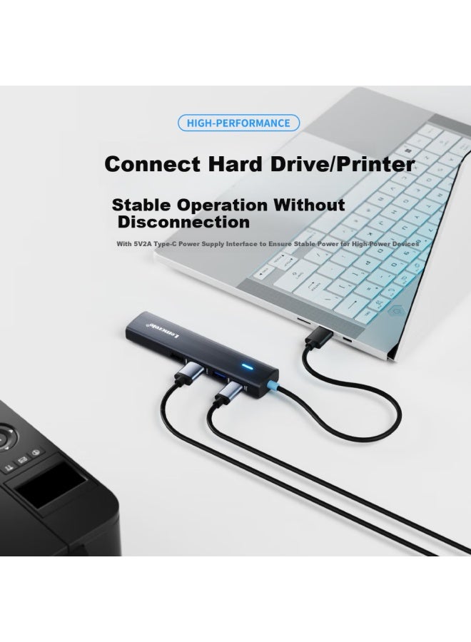 Lemorele Usb To Hdmi Docking Station Laptop Usb Hub Hdmi Cable Macbook Screen Splitter Multi Usb Port Tc123 Plus - Image 3