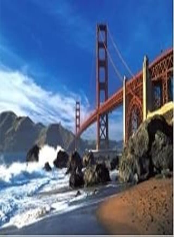 TOMAX Golden Gate Bridge, San Francisco 500pcs puzzle(Glow in the dark) 
