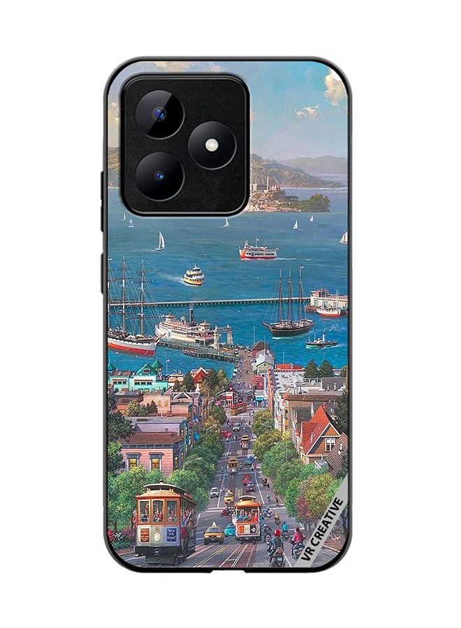 VR CREATIVE Protective Case Cover For Realme C53 Park West Gallery Design Multicolour - Image 1