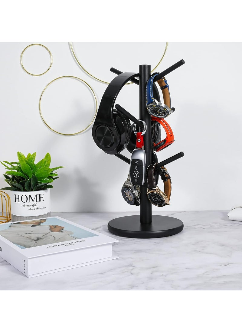 Fanski Mug Holder Tree, Coffee Cup Holder with 6 Hooks (Black)  - Image 5