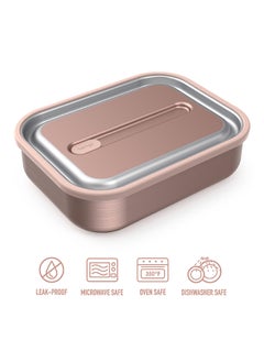 Bentgo Stainless Steel Leak Proof Lunch Box - Rose Gold  - Image 4
