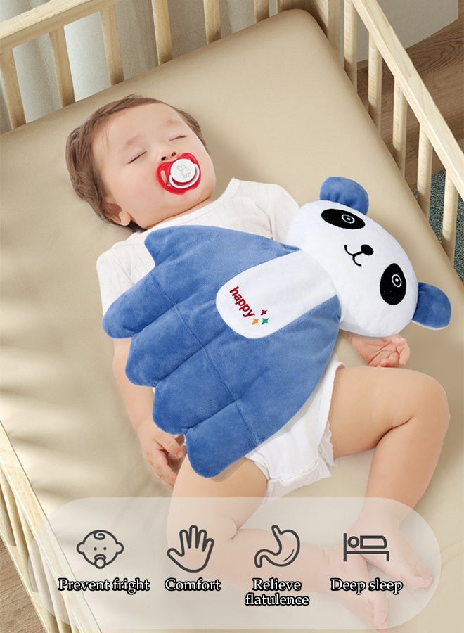 DUNISO وسادة اليد المهدئة للرضع، وسادة مضادة للخوف مع بطانة فاصوليا حمراء قابلة للفصل، وسادة مساعدة على النوم للمواليد، تخفيف الغازات، لعبة نوم للتربيت للأولاد والبنات - Image 4