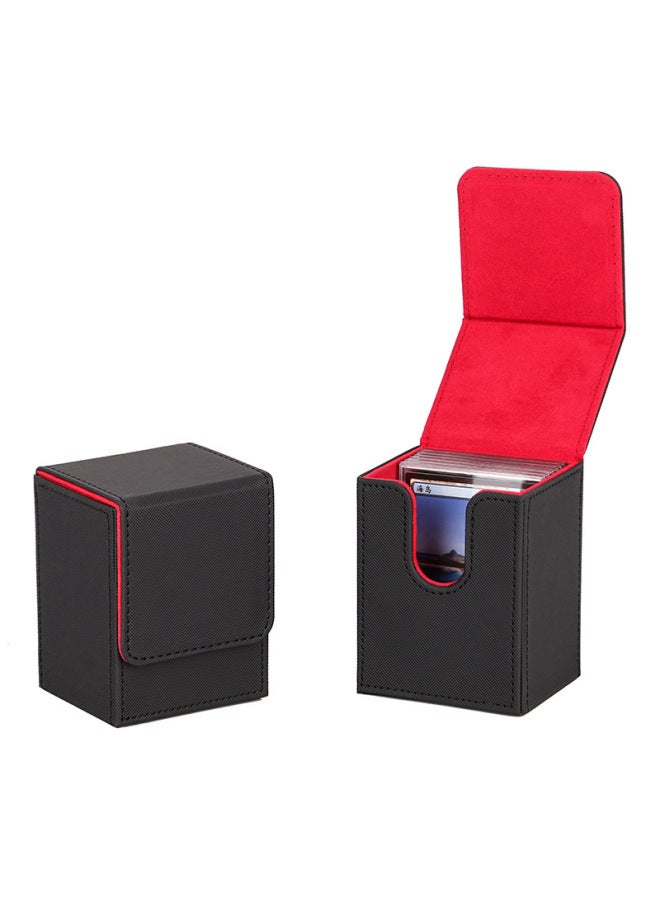 Star Card NBA Treasure Dream PTCG Game King Card Sorting Box Storage Dust-proof 35PT130 Card Storage Box-Color:Vertical Small Red - Image 3