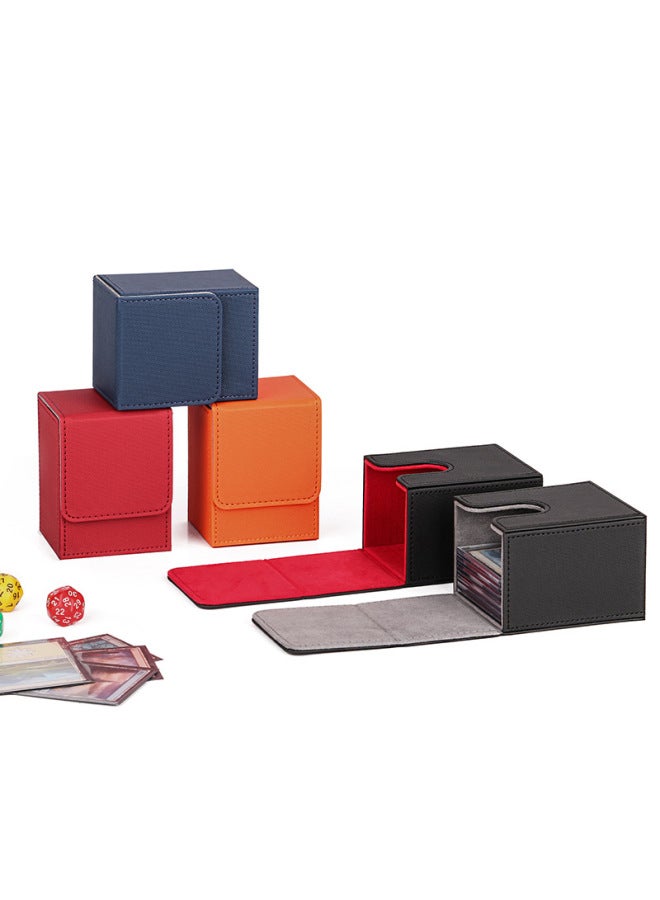 Star Card NBA Treasure Dream PTCG Game King Card Sorting Box Storage Dust-proof 35PT130 Card Storage Box-Color:Vertical Small Red - Image 4