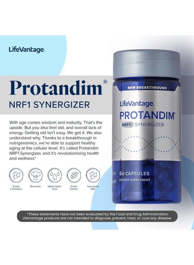 LifeVantage Protandim NRF1 Synergizer - Mitochondrial Supplement, Activates NRF1 Pathway for Cellular Health and Energy - 60 Capsules - Image 3