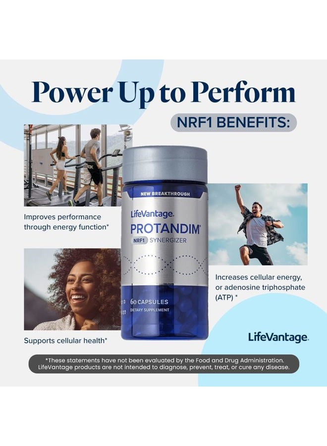 LifeVantage Protandim NRF1 Synergizer - Mitochondrial Supplement, Activates NRF1 Pathway for Cellular Health and Energy - 60 Capsules - Image 4