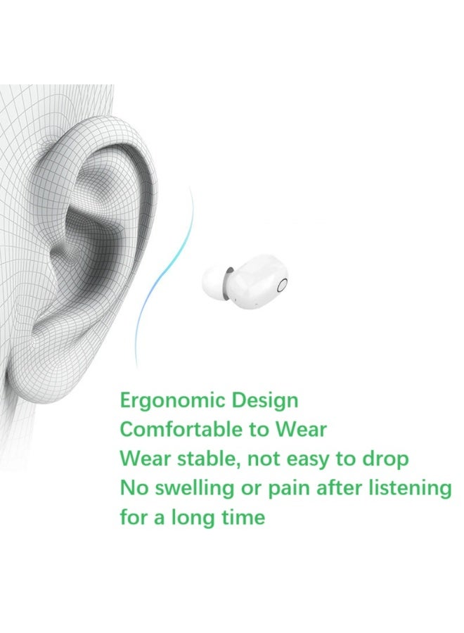 general Classic Mini Headset J15 Smart Earbuds TWS Bluetooth Headphones with LED Power Display Built-in High-Definition Microphone, Intelligent Noise Reduction HiFi Sound Quality Deep Bass Smart Touch Control - Image 3