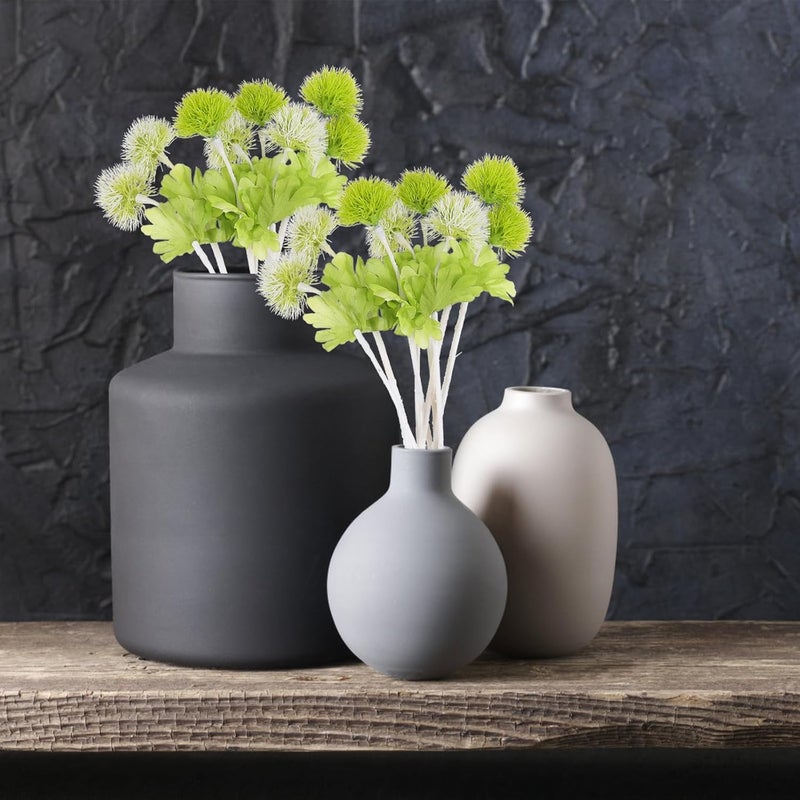 HANABASS 8pcs Artificial Hydrangea and Dandelion Fake Plants, Lifelike Simulation Greenery Decor, Plastic Decorative Flowers in Light for Home and Office Display - Image 5