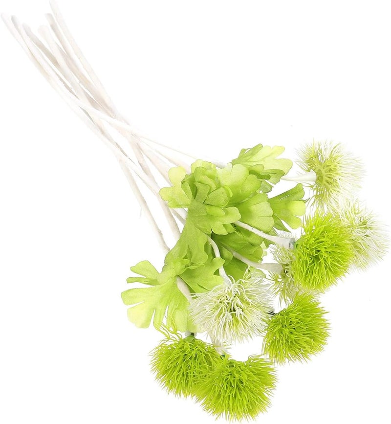 HANABASS 8pcs Artificial Hydrangea and Dandelion Fake Plants, Lifelike Simulation Greenery Decor, Plastic Decorative Flowers in Light for Home and Office Display - Image 1