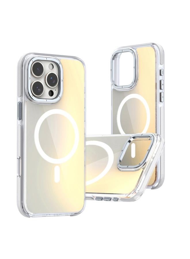 S-TOP Case For iPhone 16 Pro Max Dual-Color Gradient Discolor MagSafe Phone Case - Image 1