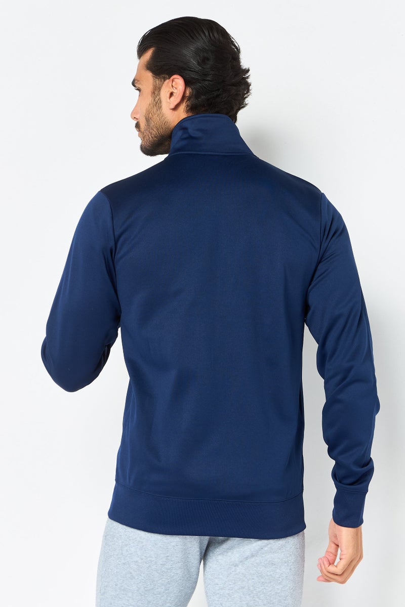 Nike Men Sportswear Fit Brand Logo Training Jacket, Navy - Image 2