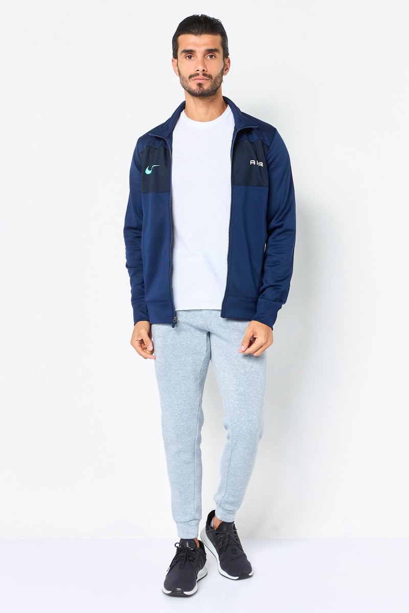 Nike Men Sportswear Fit Brand Logo Training Jacket, Navy - Image 4