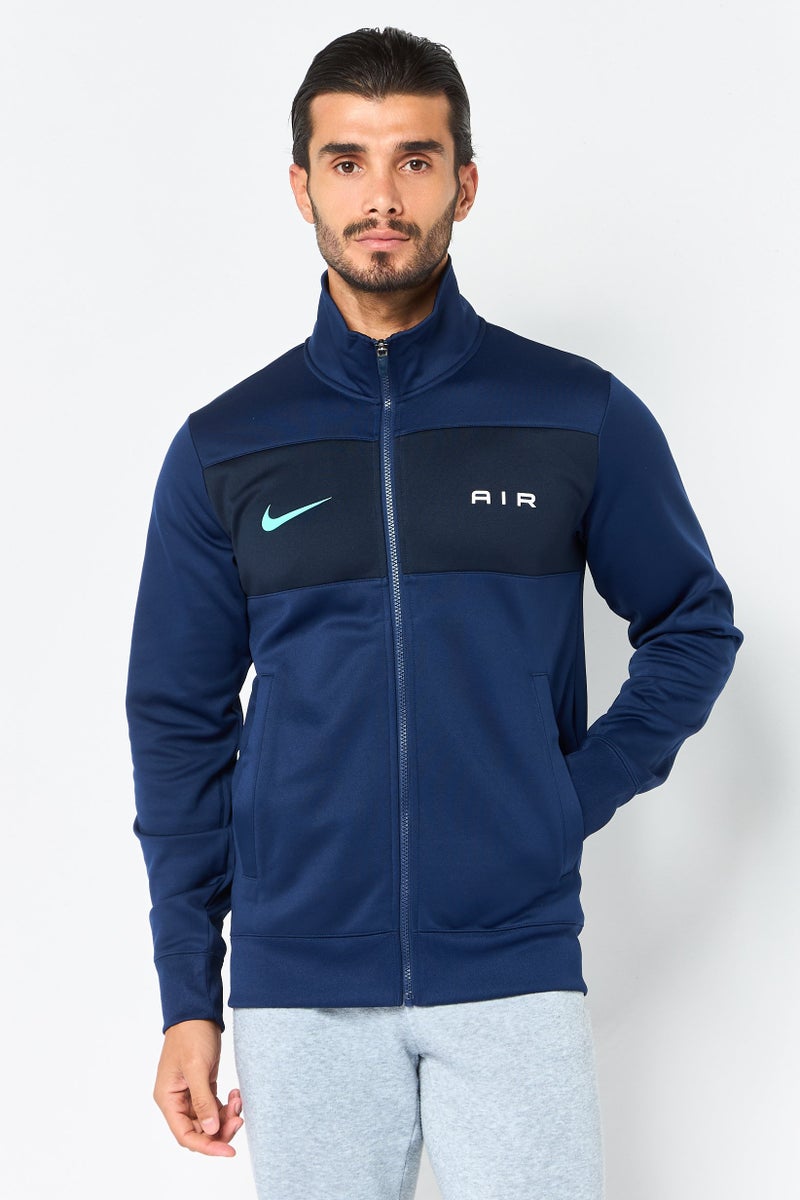 Nike Men Sportswear Fit Brand Logo Training Jacket, Navy - Image 1
