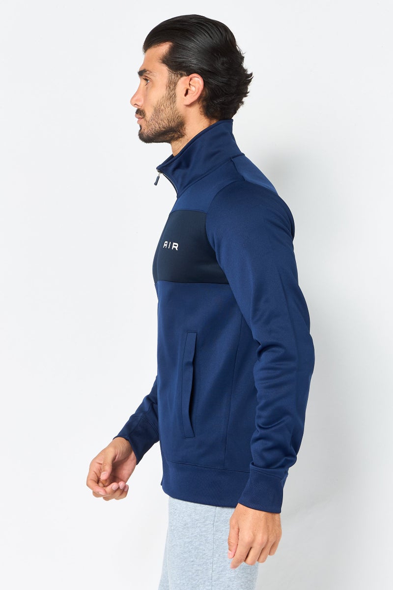 Nike Men Sportswear Fit Brand Logo Training Jacket, Navy - Image 3