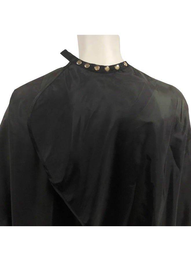 LxrEcksto Barber Capes for Men Hair Cutting Salon Cape with Snaps Waterproof Professional Large Barber Hairdresser Gown Stylist Cape- 63”× 56”(Profile Pattern) - Image 2