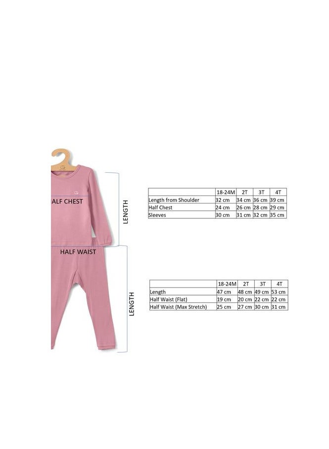 Anvi Baby Bamboo Spandex Pajama 18-24M- Lilac  - Image 4