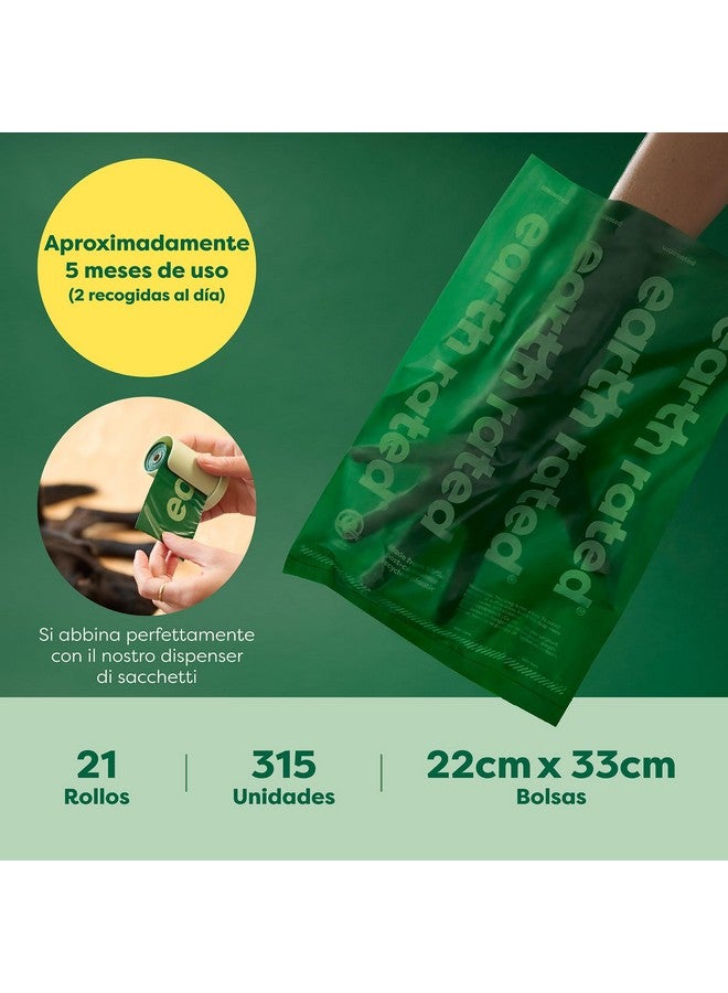 Earth Rated Dog Poop Bags, Guaranteed Leakproof and Extra Thick Waste Bag Single Refill Rolls for Dogs, Unscented, 315 Count - Image 2