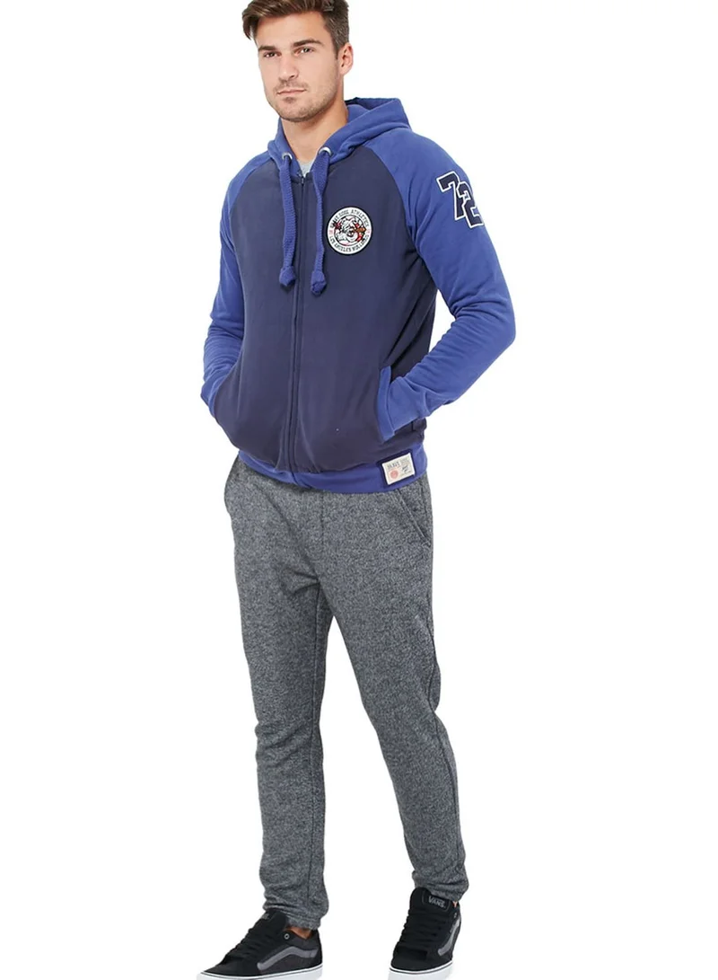 BRAVE SOUL Shadow Zip Through Hoodie