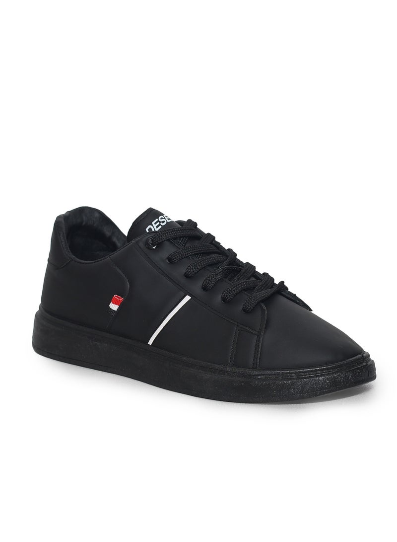Desert Men's Fashion Leather Flat Sneakers  - Image 2