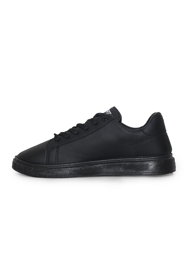 Desert Men's Fashion Leather Flat Sneakers  - Image 3