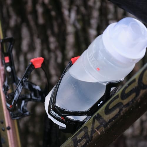 Elite Cannibal Xc Black Glossy Bottle Cage, Red Graphic - Image 3