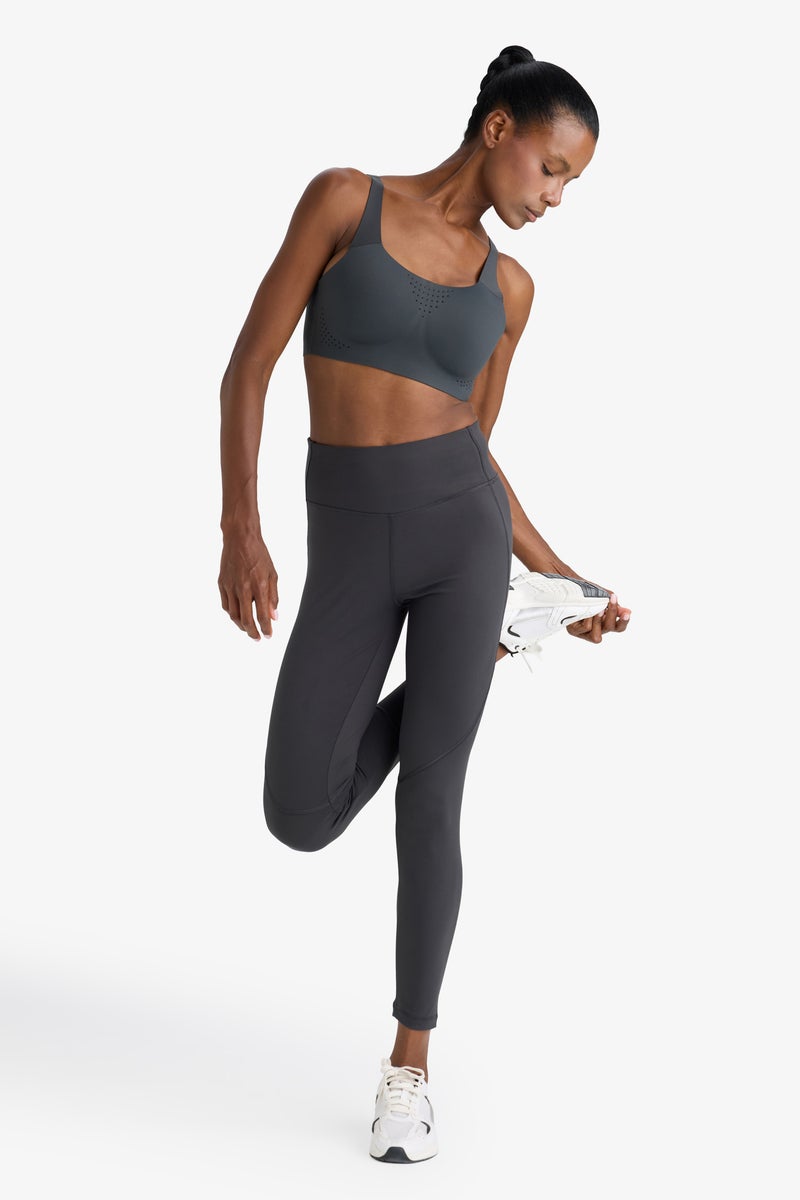 DeFacto Grey Woman DeFactoFit High Waist Soft Touch Premium Leggings Casual - Image 1