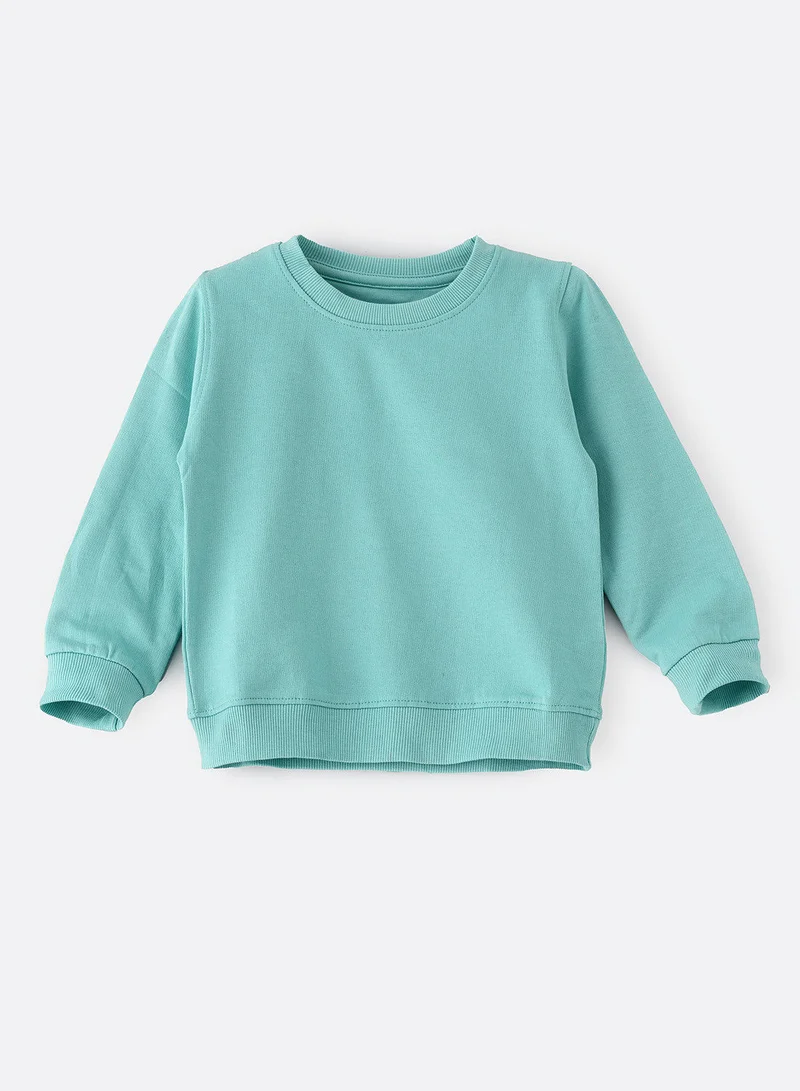 جيلين Basic round neck sweat top