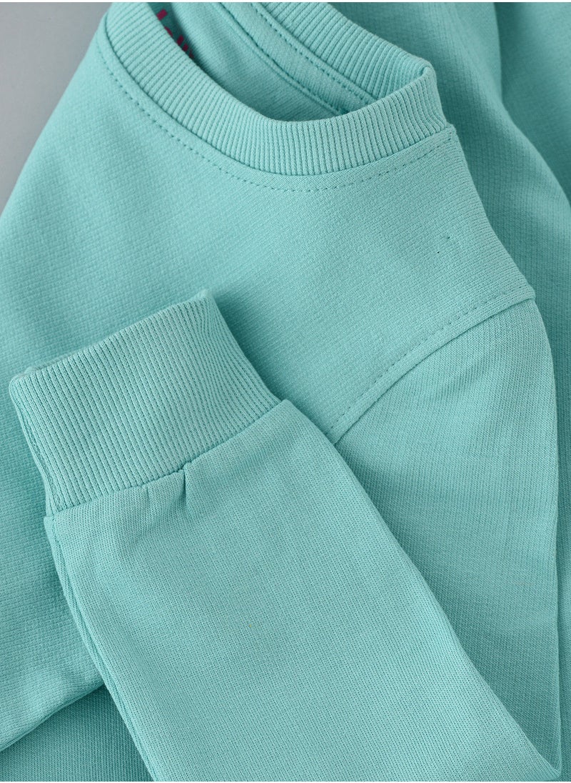 Jelliene Basic round neck sweat top  - Image 4