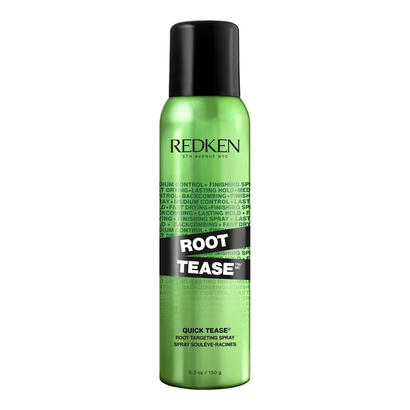 Redken Quick Tease 15 Backcombing Finishing Spray, For All Hair Types, Enhances Texture & Volume, Maximum Control, 5.3 Oz (Packaging may vary) - Image 1