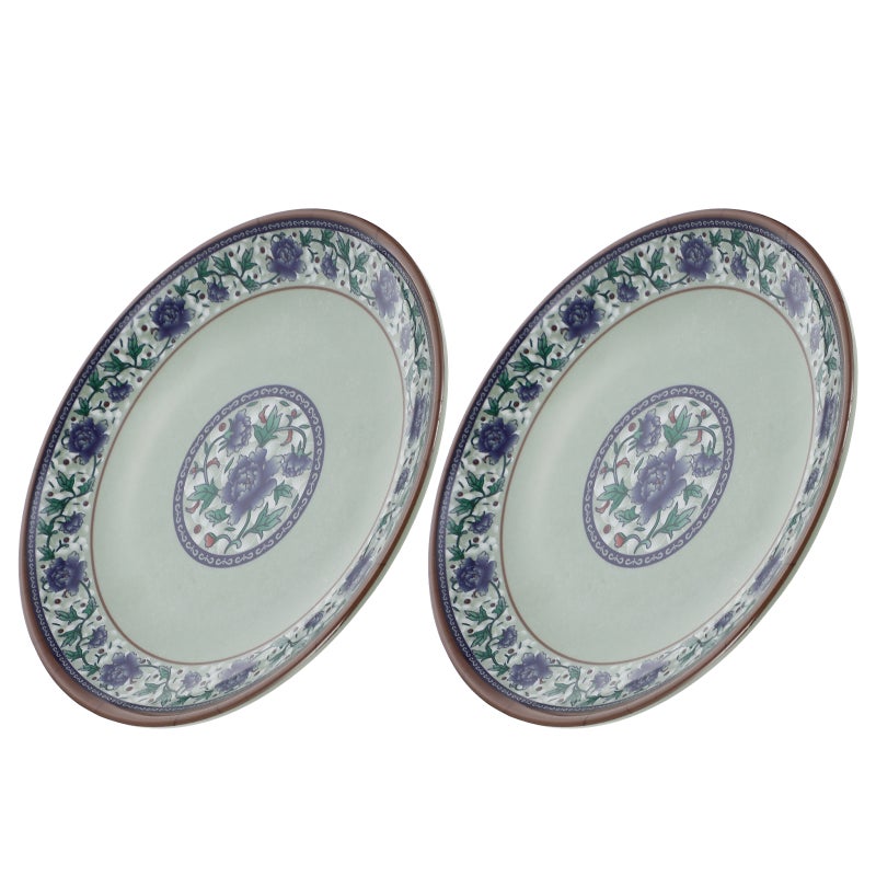 2pcs Food Serving Trays Food Container Multi-purpose Dinner Plates - Image 2
