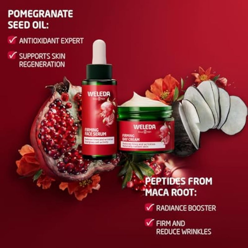 Weleda Pomegranate & Maca Peptides Firming Face Serum 30ml - Image 3