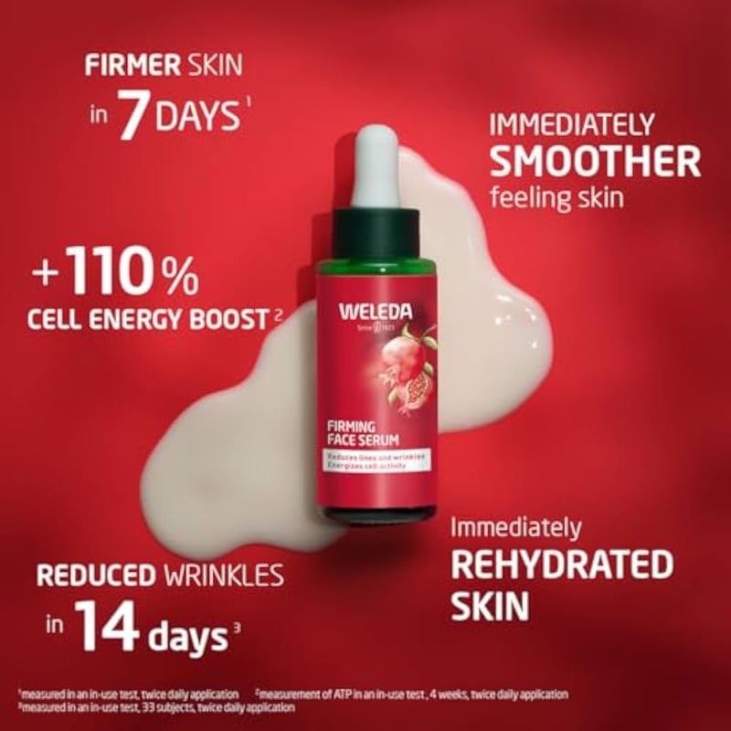Weleda Pomegranate & Maca Peptides Firming Face Serum 30ml - Image 2