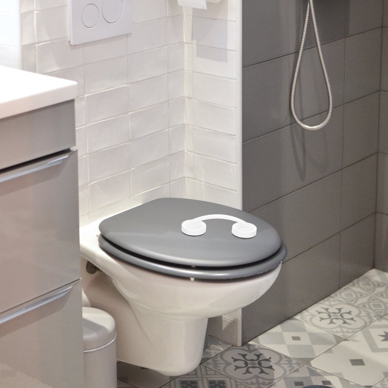 Portable Bathroom Restroom Door Handrail Bracket - Image 2