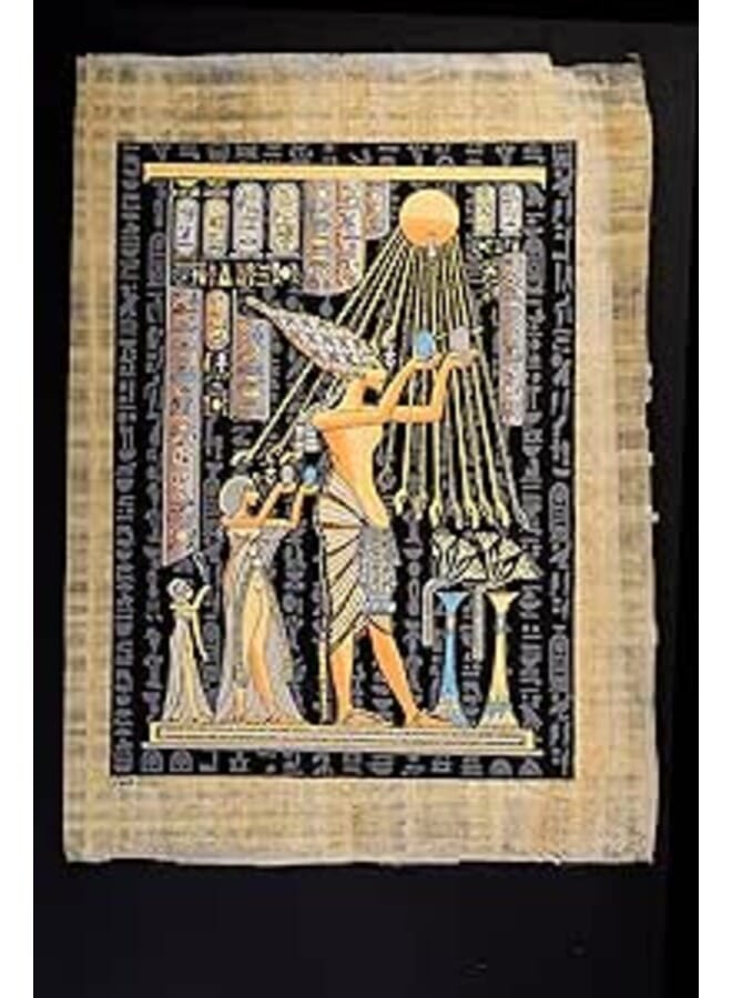 Egyptian pharonic papyrus glue at the night , 2725619340702 