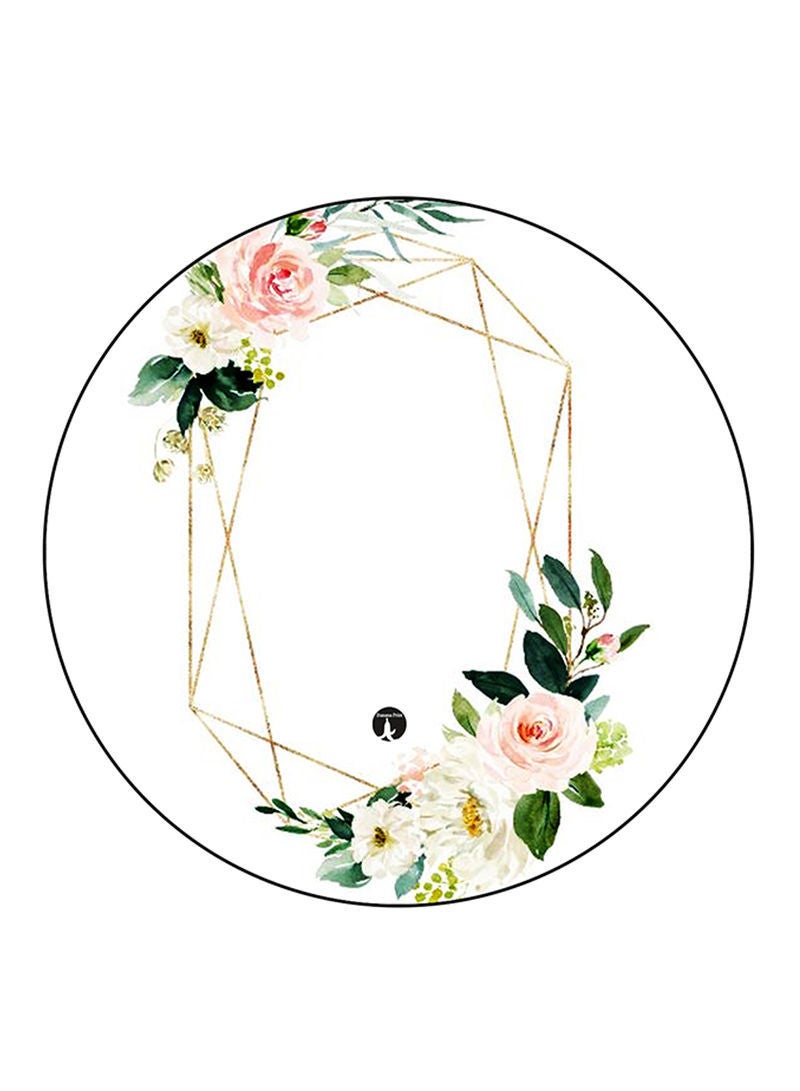 RKN Flowers Printed Mouse Pad  Multicolour