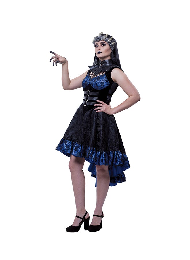 Ghoulish Mystic Enchantress With Headpiece Latex Tiara Small size - Includes:  Headpiece and dress , Hand made, it is Excellent for any party.
