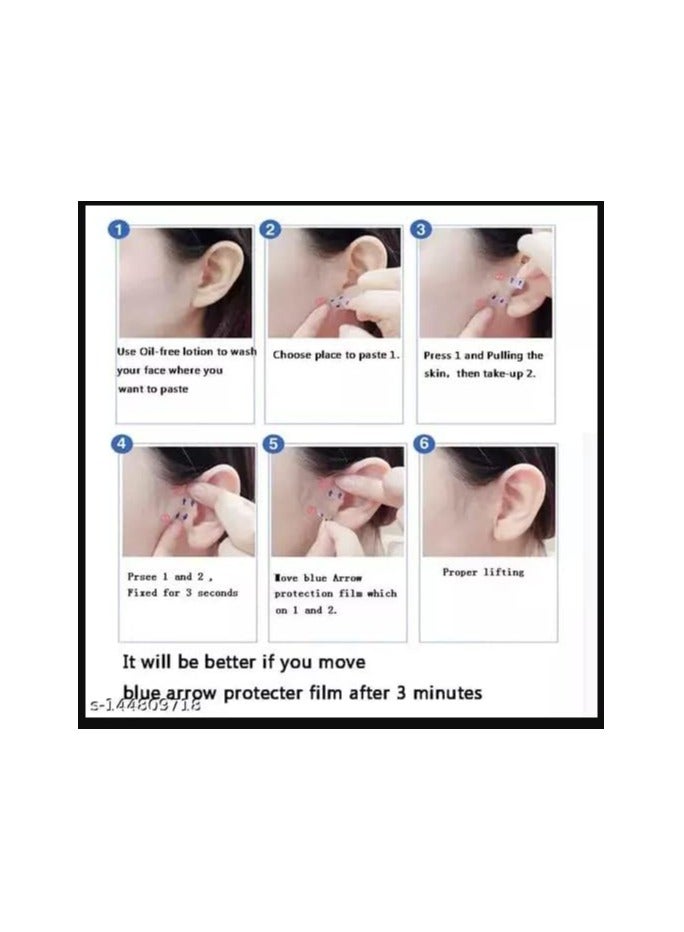 BLOOMING TIME 40pcs Face Lift Tape Instant Face Lifting Sticker Invisible Waterproof Elasticity Wrinkle Lift Instant Face - Image 3