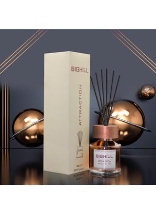 Reed Diffuser Air Freshener Sticks With Liquid Attraction Fragrance 120ml - pzsku/Z256390D42F93C738FC72Z/45/_/1736795188/d6787c67-2cd4-4e0e-b990-44a286104e37